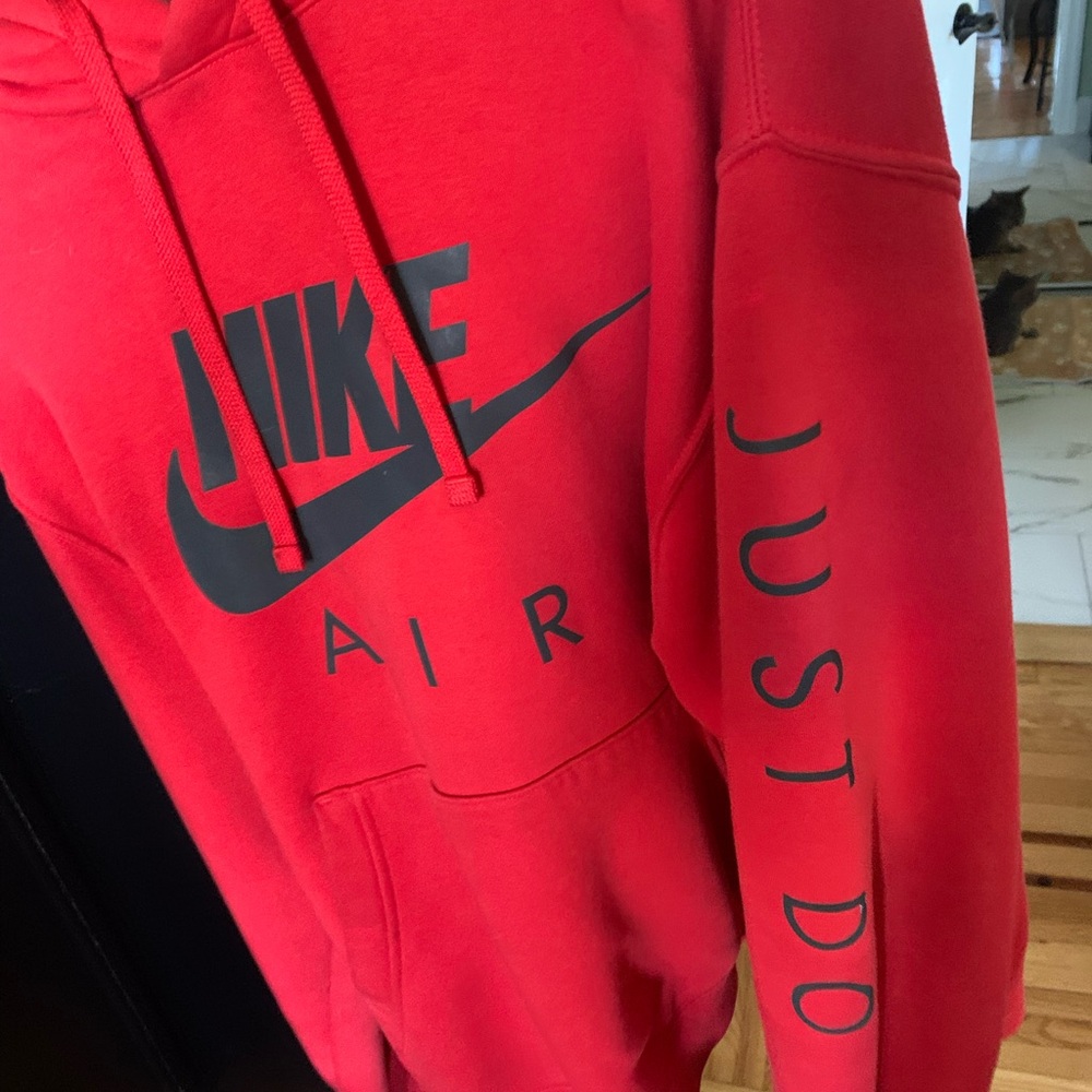Nike Men's Bold Red Air Hoodie